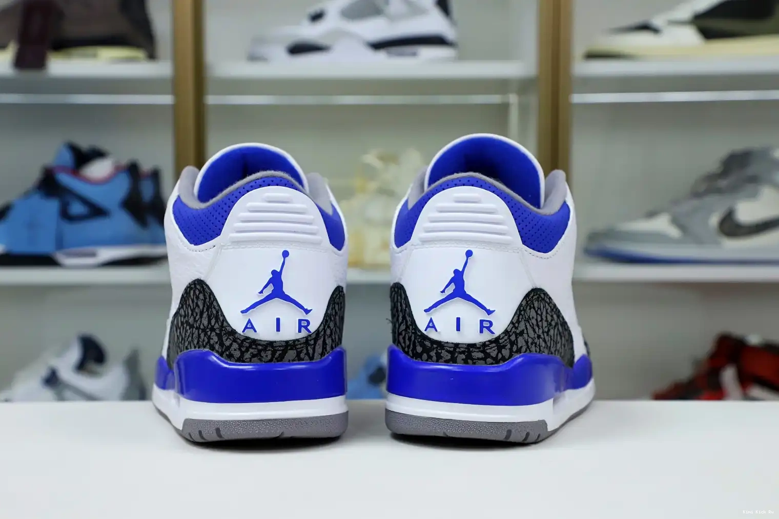 'RACER Kimikick AIR RETRO 3 BLUE' JORDAN 0408